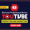 organic youtube video promotion (1000 People )